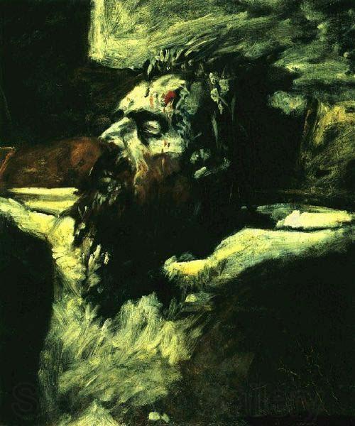 Nikolai Ge Head of Jesus. Preparation for The Crucifixion. Norge oil painting art